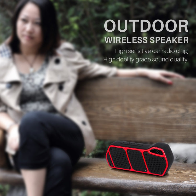 NewRixing NR-5011 Outdoor Portable Bluetooth Speakerr, Support Hands-free Call / TF Card / FM / U Disk(Yellow) - Desktop Speaker by NewRixing | Online Shopping South Africa | PMC Jewellery | Buy Now Pay Later Mobicred