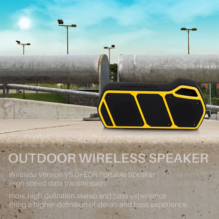 NewRixing NR-5011 Outdoor Portable Bluetooth Speakerr, Support Hands-free Call / TF Card / FM / U Disk(Blue) - Desktop Speaker by NewRixing | Online Shopping South Africa | PMC Jewellery | Buy Now Pay Later Mobicred