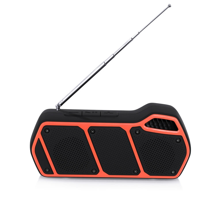 NewRixing NR-5011fm Outdoor Portable Bluetooth Speakerr, Support Hands-free Call / TF Card / FM / U Disk(Orange) - Desktop Speaker by NewRixing | Online Shopping South Africa | PMC Jewellery | Buy Now Pay Later Mobicred