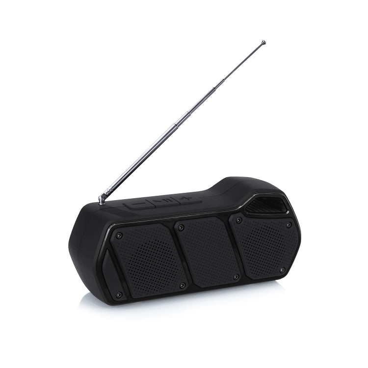 NewRixing NR-5011fm Outdoor Portable Bluetooth Speakerr, Support Hands-free Call / TF Card / FM / U Disk(Black) - Desktop Speaker by NewRixing | Online Shopping South Africa | PMC Jewellery | Buy Now Pay Later Mobicred