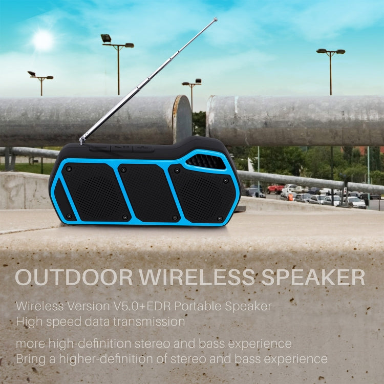 NewRixing NR-5011fm Outdoor Portable Bluetooth Speakerr, Support Hands-free Call / TF Card / FM / U Disk(Red) - Desktop Speaker by NewRixing | Online Shopping South Africa | PMC Jewellery | Buy Now Pay Later Mobicred