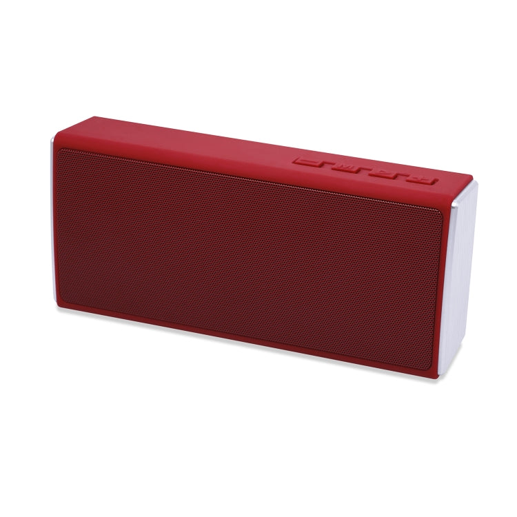 NewRixing NR-5012 Desktop Plating Bluetooth Speakerr, Support Hands-free Call / TF Card / FM / U Disk(Red) - Desktop Speaker by NewRixing | Online Shopping South Africa | PMC Jewellery | Buy Now Pay Later Mobicred