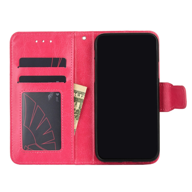 For Doogee X95 Crystal Texture Horizontal Flip Leather Case with Holder & Card Slots & Wallet(Rose Red) - More Brand by PMC Jewellery | Online Shopping South Africa | PMC Jewellery | Buy Now Pay Later Mobicred