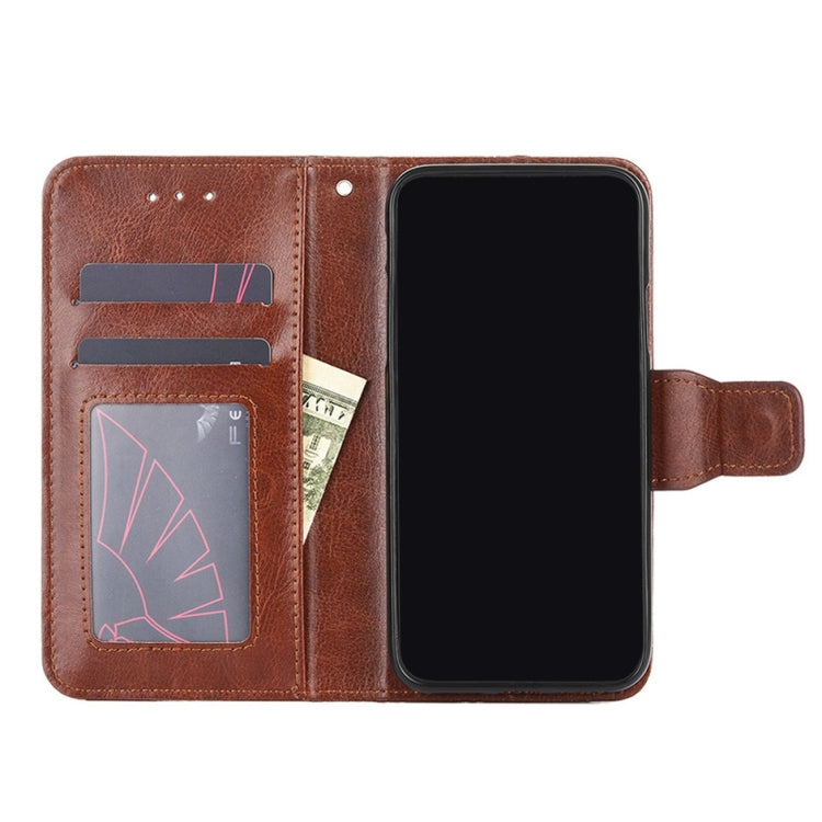 For Doogee X95 Crystal Texture Horizontal Flip Leather Case with Holder & Card Slots & Wallet(Brown) - More Brand by PMC Jewellery | Online Shopping South Africa | PMC Jewellery | Buy Now Pay Later Mobicred