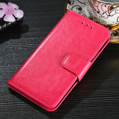 For Doogee X96 Pro Crystal Texture Horizontal Flip Leather Case with Holder & Card Slots & Wallet(Rose Red) - More Brand by PMC Jewellery | Online Shopping South Africa | PMC Jewellery | Buy Now Pay Later Mobicred