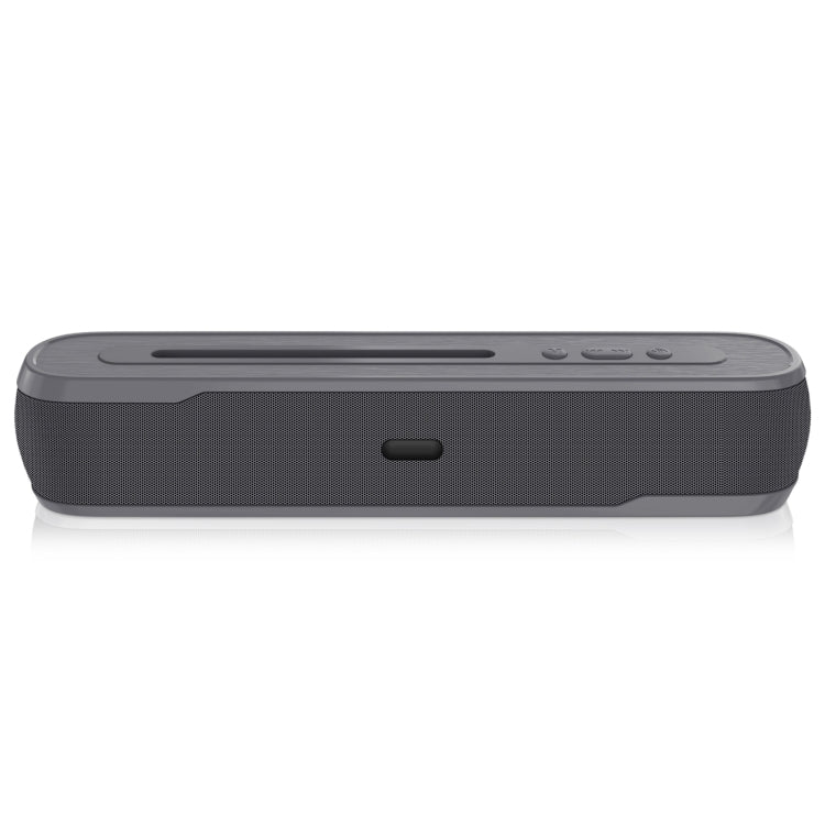 NewRixing NR-9017 Outdoor Portable Bluetooth Speaker with Phone Holder, Support Hands-free Call / TF Card / FM / U Disk(Gray) - Desktop Speaker by NewRixing | Online Shopping South Africa | PMC Jewellery | Buy Now Pay Later Mobicred