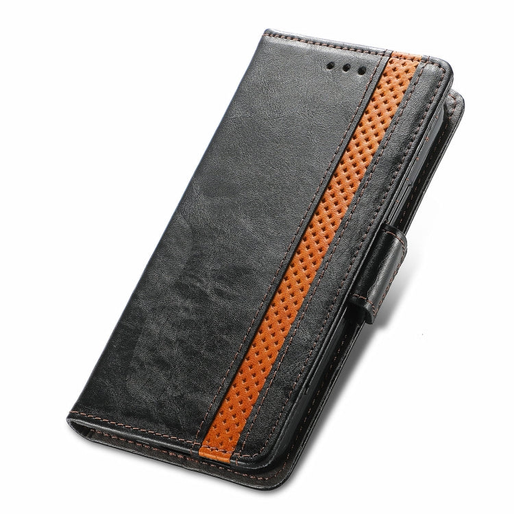 For Blackview A100 CaseNeo Business Splicing Dual Magnetic Buckle Horizontal Flip PU Leather Case with Holder & Card Slots & Wallet(Black) - More Brand by PMC Jewellery | Online Shopping South Africa | PMC Jewellery | Buy Now Pay Later Mobicred