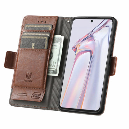 For Blackview A100 CaseNeo Business Splicing Dual Magnetic Buckle Horizontal Flip PU Leather Case with Holder & Card Slots & Wallet(Brown) - More Brand by PMC Jewellery | Online Shopping South Africa | PMC Jewellery | Buy Now Pay Later Mobicred