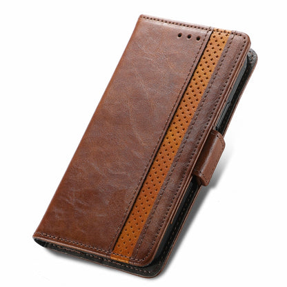 For Blackview A100 CaseNeo Business Splicing Dual Magnetic Buckle Horizontal Flip PU Leather Case with Holder & Card Slots & Wallet(Brown) - More Brand by PMC Jewellery | Online Shopping South Africa | PMC Jewellery | Buy Now Pay Later Mobicred
