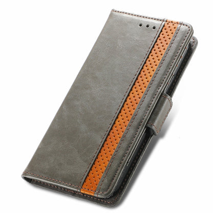 For Blackview A100 CaseNeo Business Splicing Dual Magnetic Buckle Horizontal Flip PU Leather Case with Holder & Card Slots & Wallet(Grey) - More Brand by PMC Jewellery | Online Shopping South Africa | PMC Jewellery | Buy Now Pay Later Mobicred