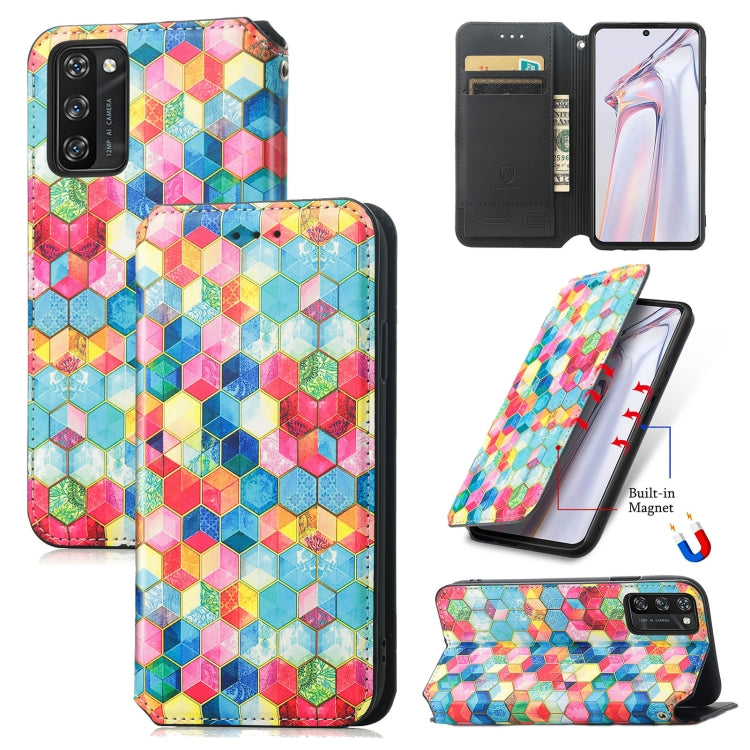 For Blackview A100 Colorful Magnetic Horizontal Flip PU Leather Case with Holder & Card Slot & Wallet(Magic Space) - More Brand by PMC Jewellery | Online Shopping South Africa | PMC Jewellery