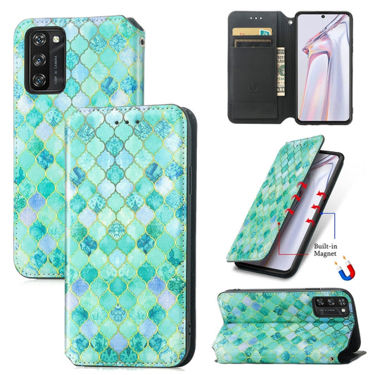 For Blackview A100 Colorful Magnetic Horizontal Flip PU Leather Case with Holder & Card Slot & Wallet(Emerald) - More Brand by PMC Jewellery | Online Shopping South Africa | PMC Jewellery | Buy Now Pay Later Mobicred