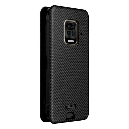 For Doogee S59 / S59 Pro Carbon Fiber Texture Horizontal Flip TPU + PC + PU Leather Case with Card Slot(Black) - More Brand by PMC Jewellery | Online Shopping South Africa | PMC Jewellery | Buy Now Pay Later Mobicred