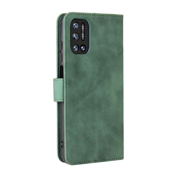 For Doogee N40 Pro Solid Color Skin Feel Magnetic Buckle Horizontal Flip PU Leather Case with Holder & Card Slots & Wallet(Green) - More Brand by PMC Jewellery | Online Shopping South Africa | PMC Jewellery | Buy Now Pay Later Mobicred