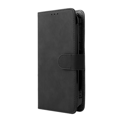 For Doogee S59 / S59 Pro Solid Color Skin Feel Magnetic Buckle Horizontal Flip Calf Texture PU Leather Case with Holder & Card Slots & Wallet(Black) - More Brand by PMC Jewellery | Online Shopping South Africa | PMC Jewellery | Buy Now Pay Later Mobicred