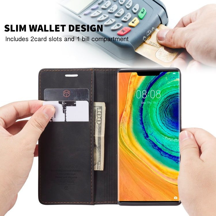 For Huawei Mate 30 Pro 4G / 5G CaseMe-013 Multifunctional Horizontal Flip Leather Case with Card Slot & Holder & Wallet(Black) - Huawei Cases by CaseMe | Online Shopping South Africa | PMC Jewellery | Buy Now Pay Later Mobicred