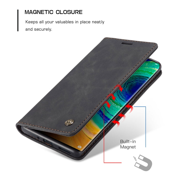 For Huawei Mate 30 Pro 4G / 5G CaseMe-013 Multifunctional Horizontal Flip Leather Case with Card Slot & Holder & Wallet(Black) - Huawei Cases by CaseMe | Online Shopping South Africa | PMC Jewellery | Buy Now Pay Later Mobicred