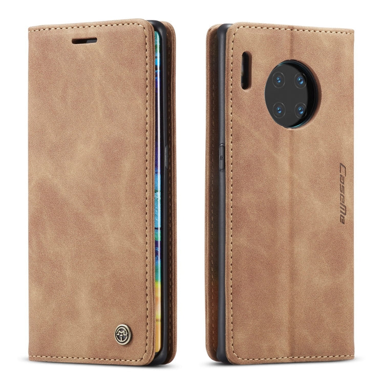 For Huawei Mate 30 Pro 4G / 5G CaseMe-013 Multifunctional Horizontal Flip Leather Case with Card Slot & Holder & Wallet(Brown) - Huawei Cases by CaseMe | Online Shopping South Africa | PMC Jewellery | Buy Now Pay Later Mobicred