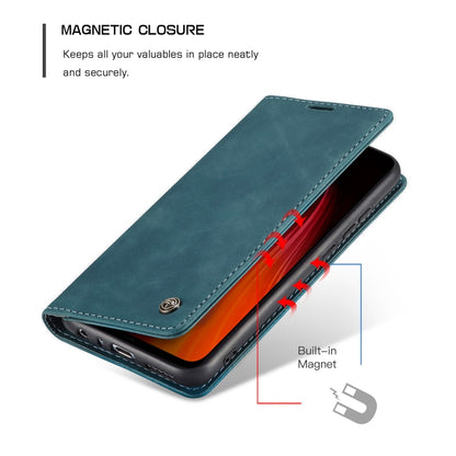 For Xiaomi Redmi Note 8 CaseMe-013 Multifunctional Horizontal Flip Leather Case with Card Slot & Holder & Wallet(Blue) - Xiaomi Cases by CaseMe | Online Shopping South Africa | PMC Jewellery | Buy Now Pay Later Mobicred