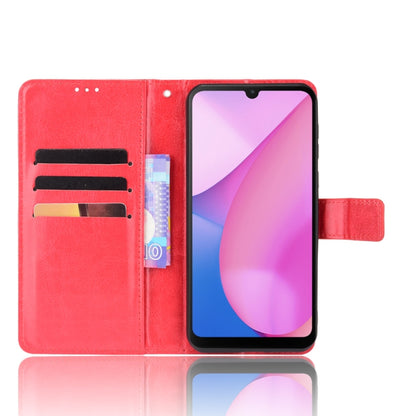 For Blackview Oscal C20 Crazy Horse Texture Horizontal Flip Leather Case with Holder & Card Slots & Lanyard(Red) - More Brand by PMC Jewellery | Online Shopping South Africa | PMC Jewellery | Buy Now Pay Later Mobicred