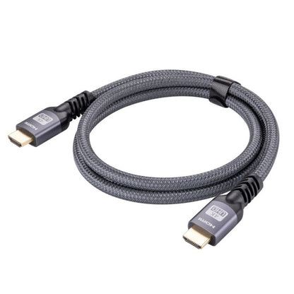 HDMI 2.0 Male to HDMI 2.0 Male 4K Ultra-HD Braided Adapter Cable, Cable Length:1m(Grey) - Cable by PMC Jewellery | Online Shopping South Africa | PMC Jewellery | Buy Now Pay Later Mobicred