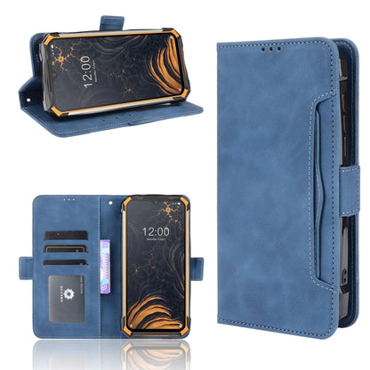 For Doogee S88 Plus / S88 Pro Skin Feel Calf Pattern Horizontal Flip Leather Case with Holder & Card Slots & Photo Frame(Blue) - More Brand by PMC Jewellery | Online Shopping South Africa | PMC Jewellery | Buy Now Pay Later Mobicred