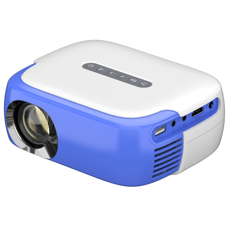 DR-860 1920x1080 1000 Lumens Portable Home Theater LED Projector, Plug Type:UK Plug(Blue White) - LED Projector by PMC Jewellery | Online Shopping South Africa | PMC Jewellery | Buy Now Pay Later Mobicred