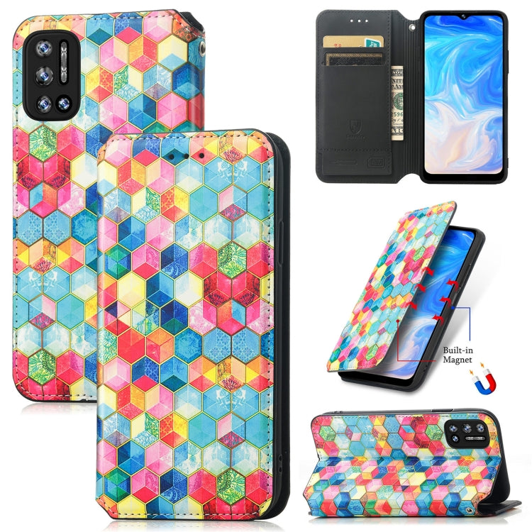 For Doogee N40 Pro CaseNeo Colorful Magnetic Leather Case with Holder & Card Slot & Wallet(Magic Space) - More Brand by PMC Jewellery | Online Shopping South Africa | PMC Jewellery | Buy Now Pay Later Mobicred