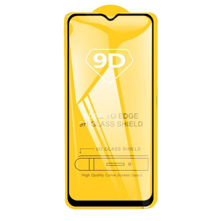 For OPPO Realme C25Y / C21Y 9D Full Glue Full Screen Tempered Glass Film - Realme Tempered Glass by PMC Jewellery | Online Shopping South Africa | PMC Jewellery | Buy Now Pay Later Mobicred