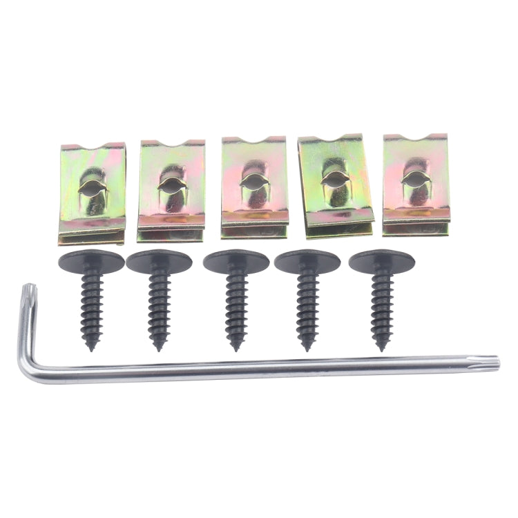 A5529 60 in 1 M5x19 Mudguard Screw with Clip Nut + Wrench N90775001 for Audi - Nuts & Bolts by PMC Jewellery | Online Shopping South Africa | PMC Jewellery | Buy Now Pay Later Mobicred