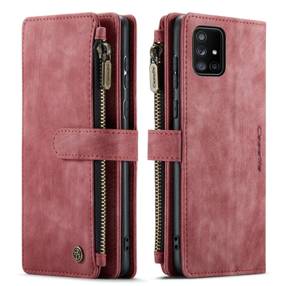 For Samsung Galaxy A71 4G CaseMe-C30 Multifunctional Horizontal Flip PU + TPU Phone Case(Red) - Galaxy Phone Cases by CaseMe | Online Shopping South Africa | PMC Jewellery | Buy Now Pay Later Mobicred