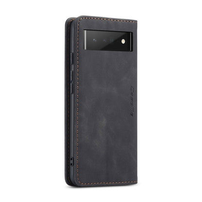 For Google Pixel 6 Pro CaseMe 013 Multifunctional Horizontal Flip Leather Phone Case with Card Slot & Holder & Wallet(Black) - Google Cases by CaseMe | Online Shopping South Africa | PMC Jewellery | Buy Now Pay Later Mobicred