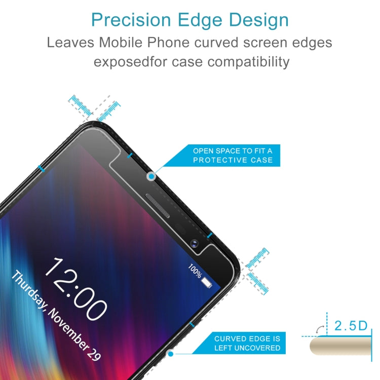 50 PCS 0.26mm 9H 2.5D Tempered Glass Film For Doogee X100 - For Doogee by PMC Jewellery | Online Shopping South Africa | PMC Jewellery | Buy Now Pay Later Mobicred