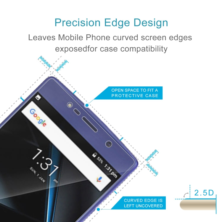 50 PCS 0.26mm 9H 2.5D Tempered Glass Film For Doogee BL7000 - For Doogee by PMC Jewellery | Online Shopping South Africa | PMC Jewellery | Buy Now Pay Later Mobicred