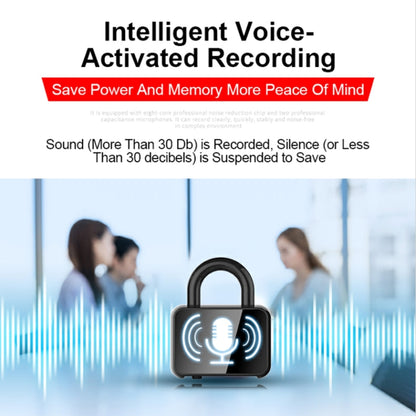 Q11 Intelligent HD Noise Reduction Lock Voice Recorder, Capacity:16GB(Black) - Recording Pen by PMC Jewellery | Online Shopping South Africa | PMC Jewellery | Buy Now Pay Later Mobicred