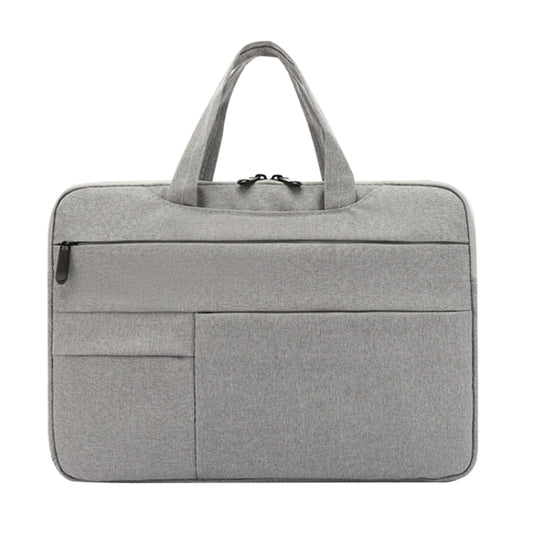 POFOKO C510 Waterproof Oxford Cloth Laptop Handbag For 13.3 inch Laptops(Grey) - 13.3 inch by POFOKO | Online Shopping South Africa | PMC Jewellery | Buy Now Pay Later Mobicred