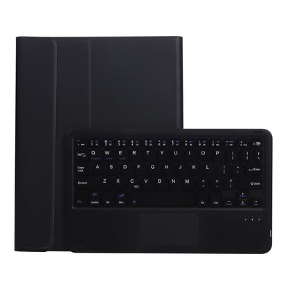 A102B-A Lambskin Texture Square Keycap Bluetooth Keyboard Leather Case with Touch Control For iPad Pro 10.5 inch / 10.2 2021 & 2020 & 2019 / Air 3(Black) - Universal by PMC Jewellery | Online Shopping South Africa | PMC Jewellery