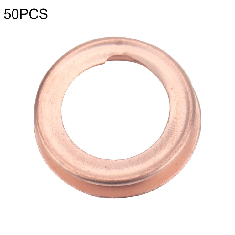 A5423 50 in 1 Car Drain Plug Crush Washer Gaskets 1102601M02 for Nissan - Nuts & Bolts by PMC Jewellery | Online Shopping South Africa | PMC Jewellery | Buy Now Pay Later Mobicred