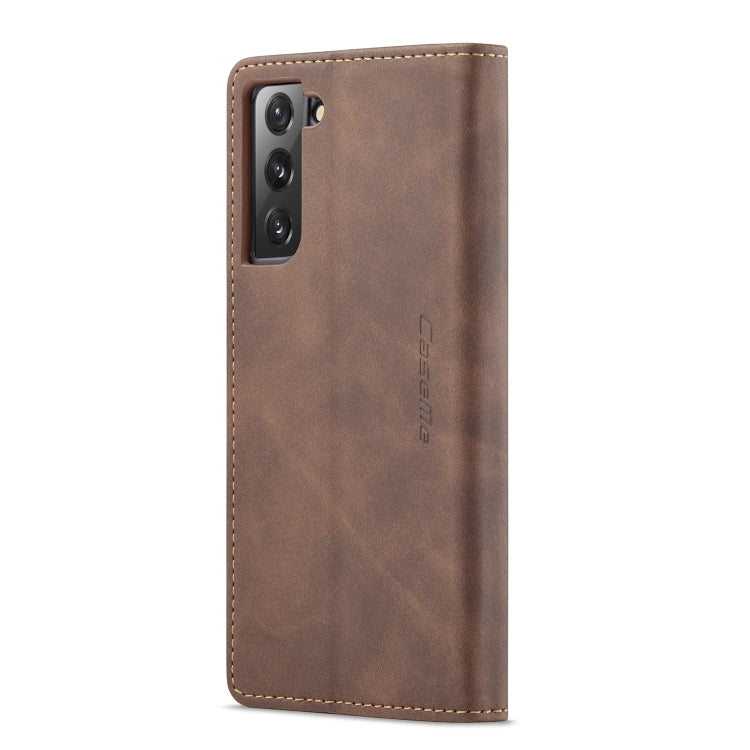 For Samsung Galaxy S22 CaseMe 013 Multifunctional Horizontal Flip Leather Phone Case(Coffee) - Galaxy S22 5G Cases by CaseMe | Online Shopping South Africa | PMC Jewellery | Buy Now Pay Later Mobicred