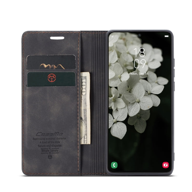 For Samsung Galaxy S22+ CaseMe 013 Multifunctional Horizontal Flip Leather Phone Case(Black) - Galaxy S22+ 5G Cases by CaseMe | Online Shopping South Africa | PMC Jewellery | Buy Now Pay Later Mobicred