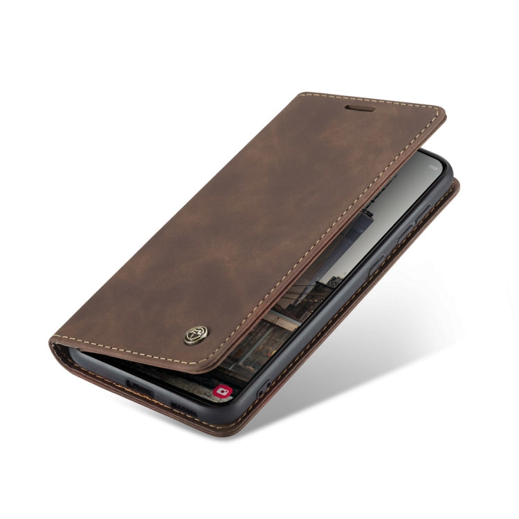 For Samsung Galaxy S22+ CaseMe 013 Multifunctional Horizontal Flip Leather Phone Case(Coffee) - Galaxy S22+ 5G Cases by CaseMe | Online Shopping South Africa | PMC Jewellery | Buy Now Pay Later Mobicred