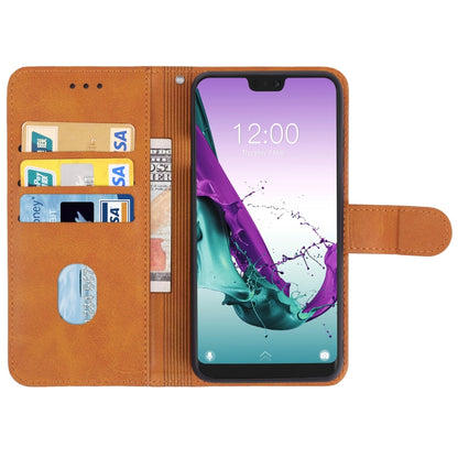 Leather Phone Case For Doogee N10(Brown) - More Brand by PMC Jewellery | Online Shopping South Africa | PMC Jewellery | Buy Now Pay Later Mobicred