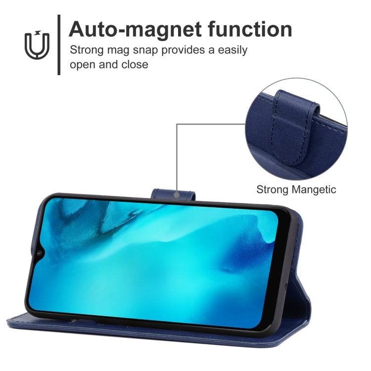 Leather Phone Case For Doogee X93(Blue) - More Brand by PMC Jewellery | Online Shopping South Africa | PMC Jewellery | Buy Now Pay Later Mobicred