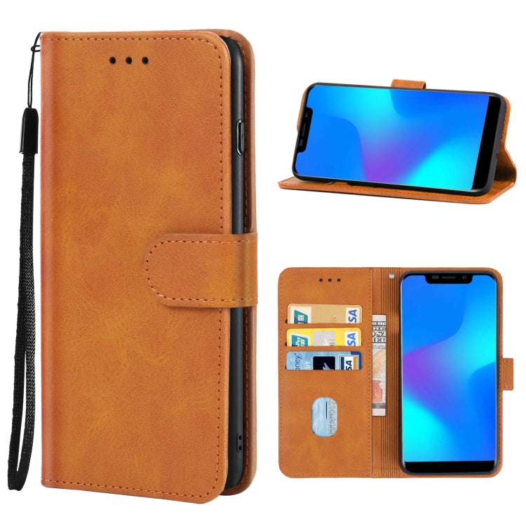 Leather Phone Case For DOOGEE X70(Brown) - Doogee Cases by PMC Jewellery | Online Shopping South Africa | PMC Jewellery | Buy Now Pay Later Mobicred