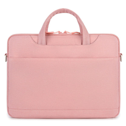 P510 Waterproof Oxford Cloth Laptop Handbag For 13.3-14 inch(Pink) - 13.3 inch by PMC Jewellery | Online Shopping South Africa | PMC Jewellery | Buy Now Pay Later Mobicred