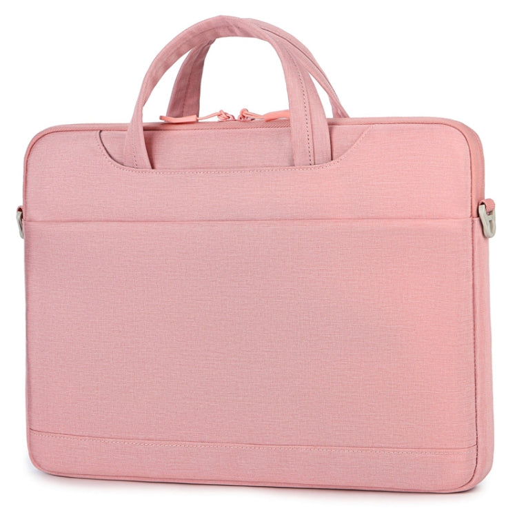 P510 Waterproof Oxford Cloth Laptop Handbag For 13.3-14 inch(Pink) - 13.3 inch by PMC Jewellery | Online Shopping South Africa | PMC Jewellery | Buy Now Pay Later Mobicred