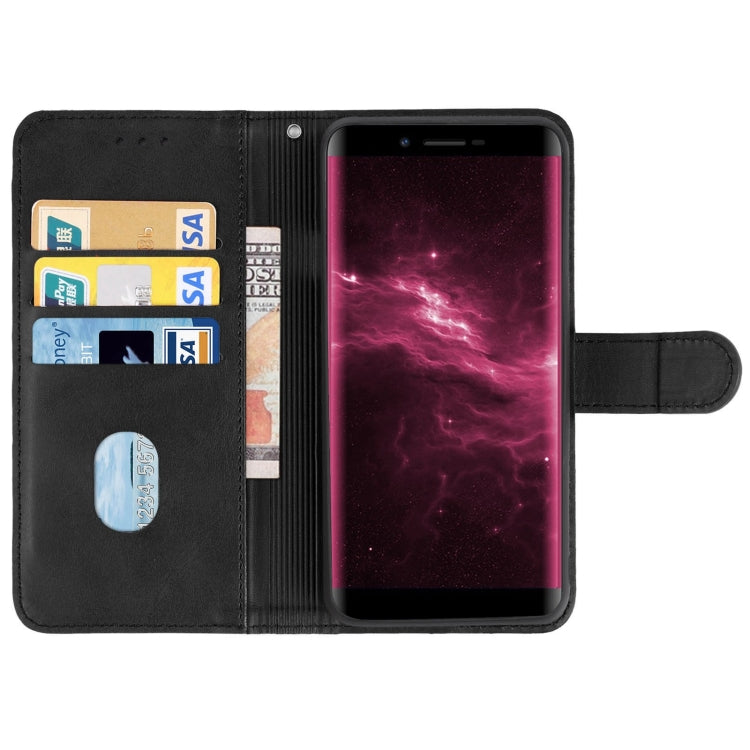 Leather Phone Case For DOOGEE X60L(Black) - Doogee Cases by PMC Jewellery | Online Shopping South Africa | PMC Jewellery | Buy Now Pay Later Mobicred