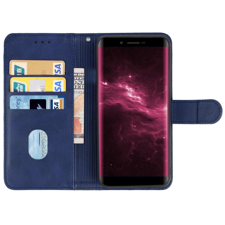 Leather Phone Case For DOOGEE X60L(Blue) - Doogee Cases by PMC Jewellery | Online Shopping South Africa | PMC Jewellery | Buy Now Pay Later Mobicred