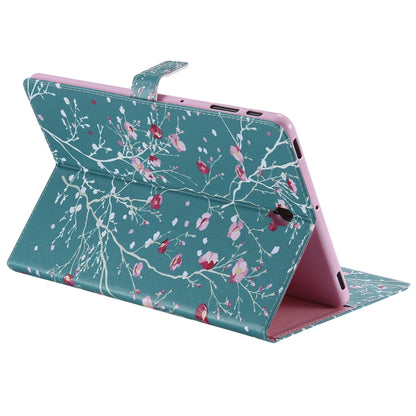 For Galaxy Tab S4 10.5 T830 / T835 Colored Drawing Pattern Horizontal Flip PU Leather Case with Holder & Card Slots & Wallet (Apricot Tree) - Other Galaxy Tab PC by PMC Jewellery | Online Shopping South Africa | PMC Jewellery