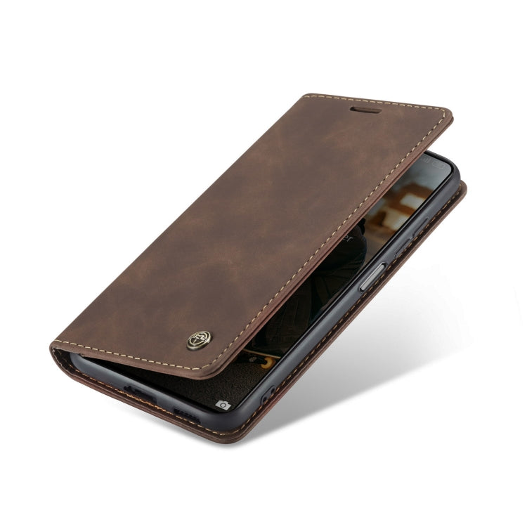 For Xiaomi Mi 11T / 11T Pro CaseMe 013 Multifunctional Leather Phone Case(Coffee) - Xiaomi Cases by CaseMe | Online Shopping South Africa | PMC Jewellery | Buy Now Pay Later Mobicred